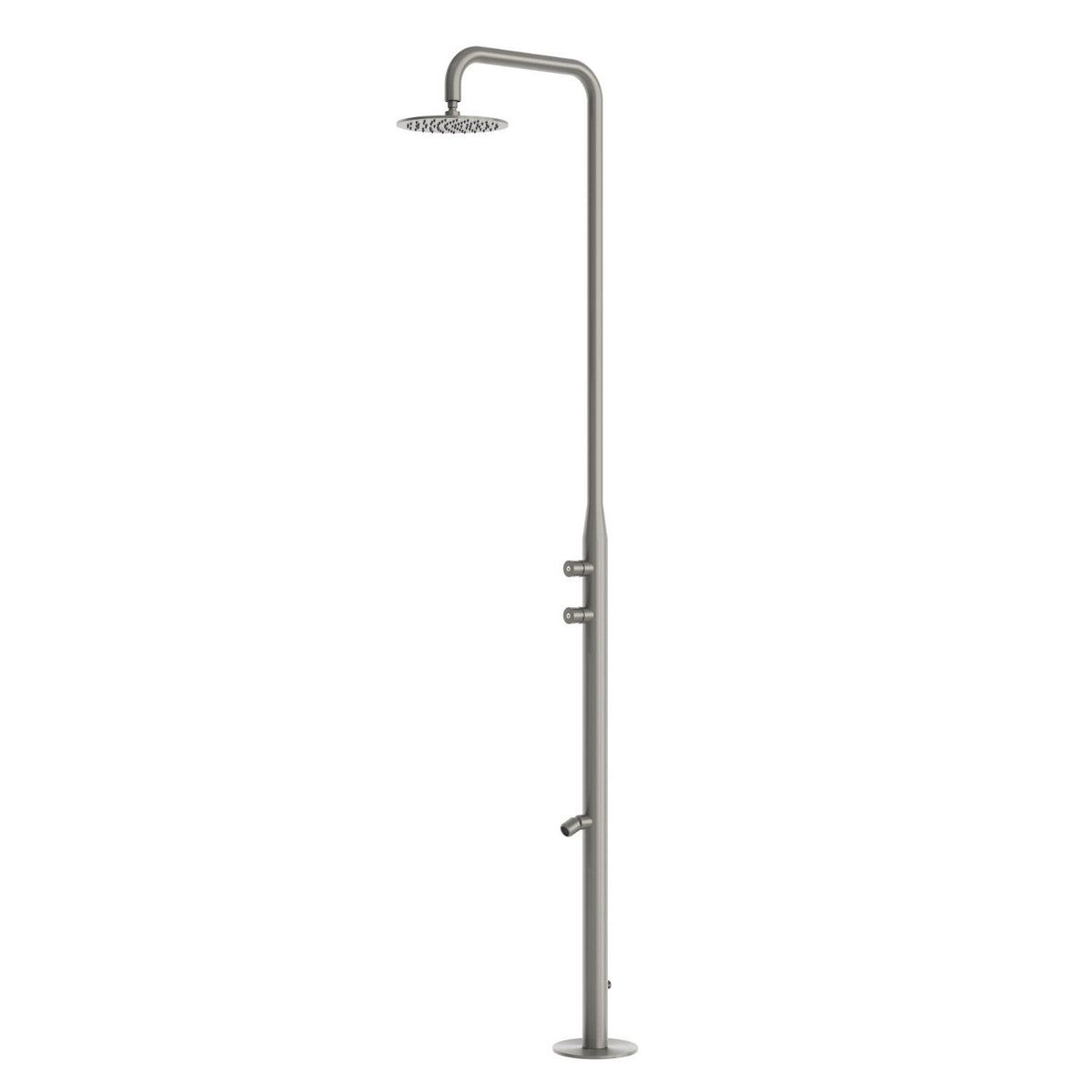 doccia esterna sined teulada acciaio inox design elegante a