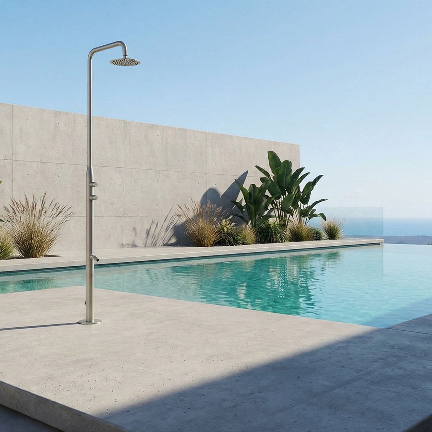 doccia esterna inox 316 l teulada eleganza e durabilita a