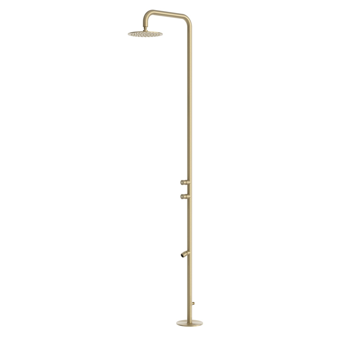 doccia esterna sined teulada oro in acciaio inox 316l acqu