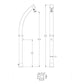 Doccia Solare Nera Pvc 18l Design Elegante e Resistente