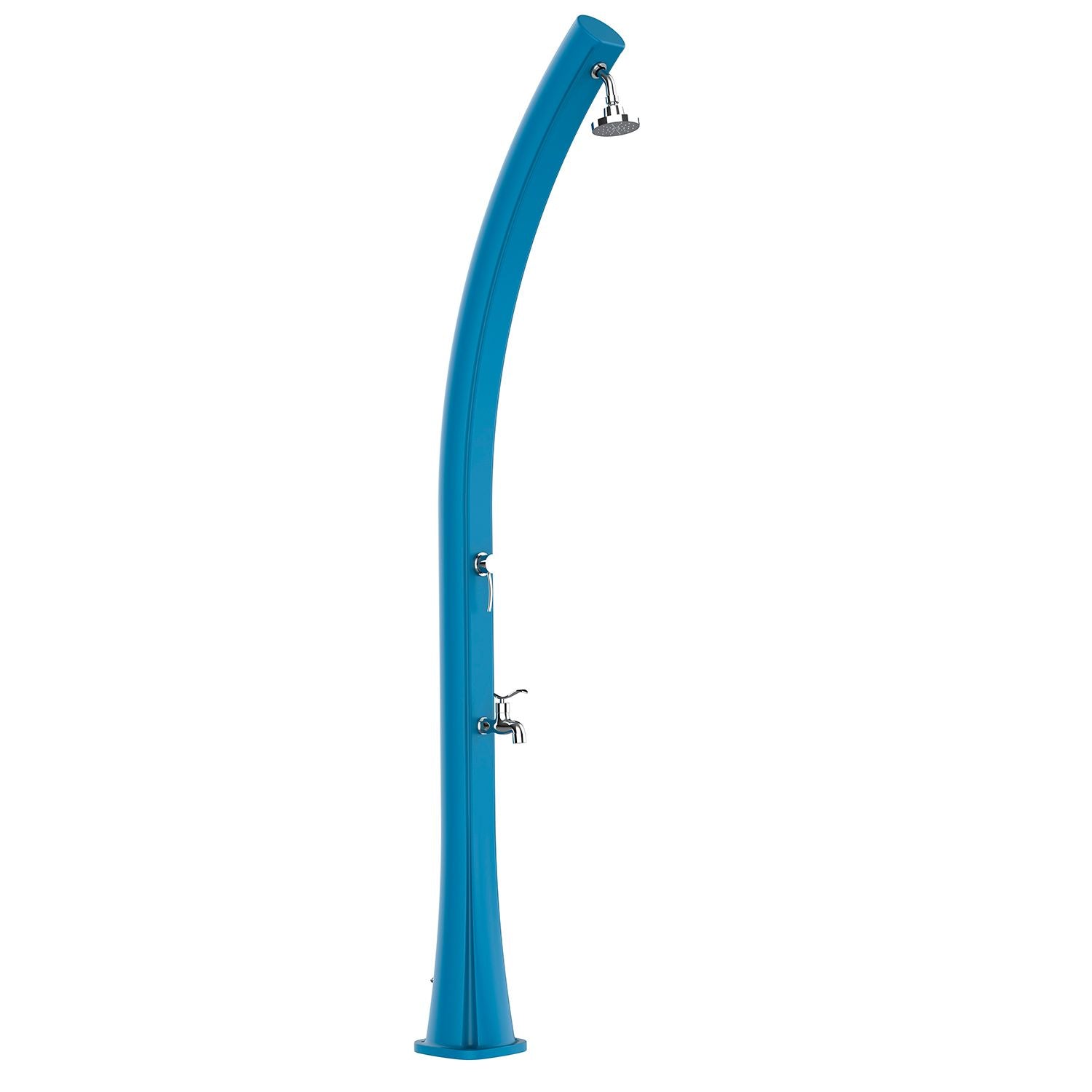 Doccia Solare Blu Rio Design Elegante Materiali Resistenti Acquisto Sicuro