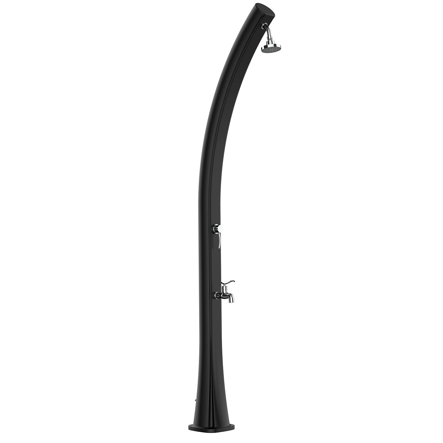 Doccia Solare Nera Rio Design Elegante Materiali Resistenti Acquisto Sicuro