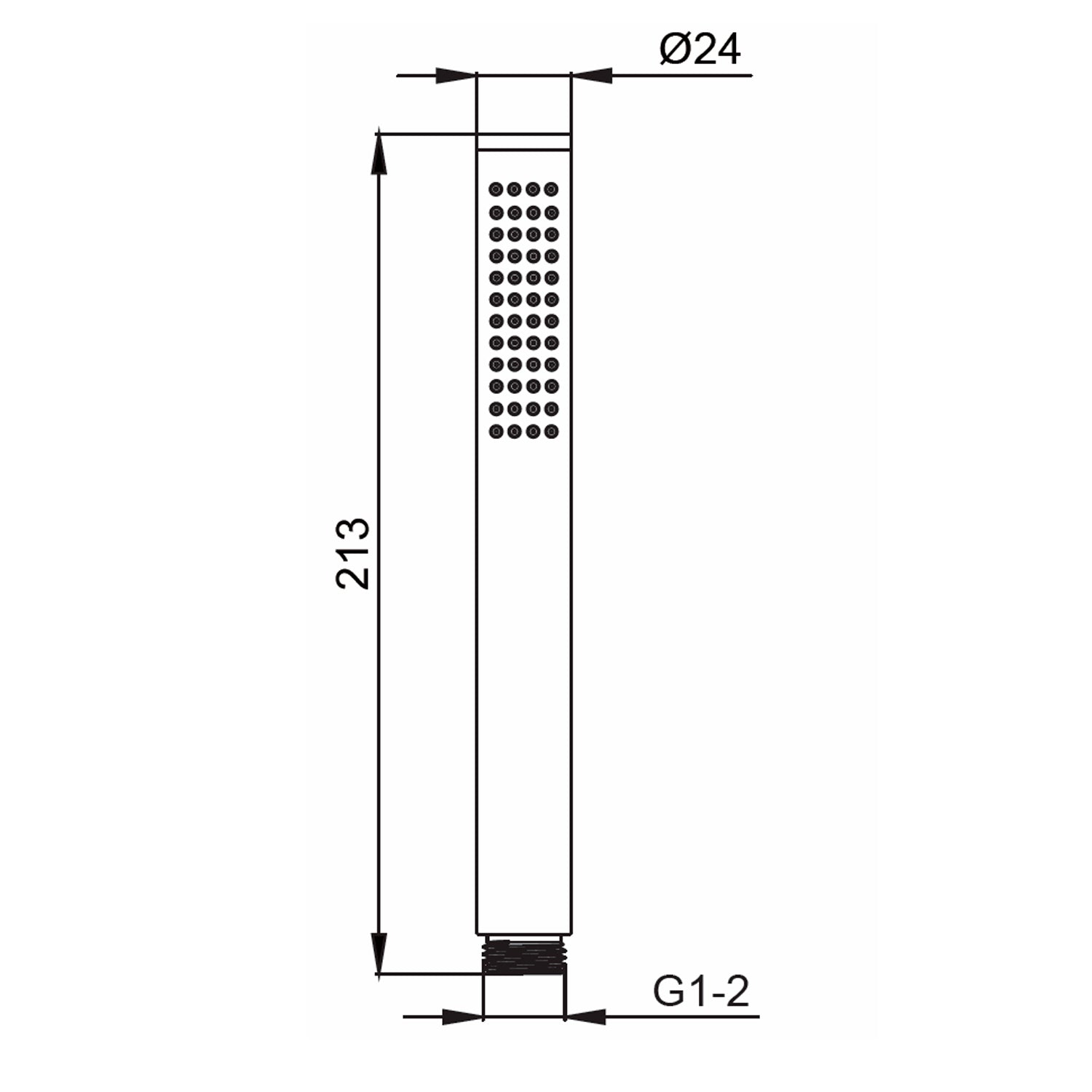 Doccetta oro SINED Levante con finitura PVD universale