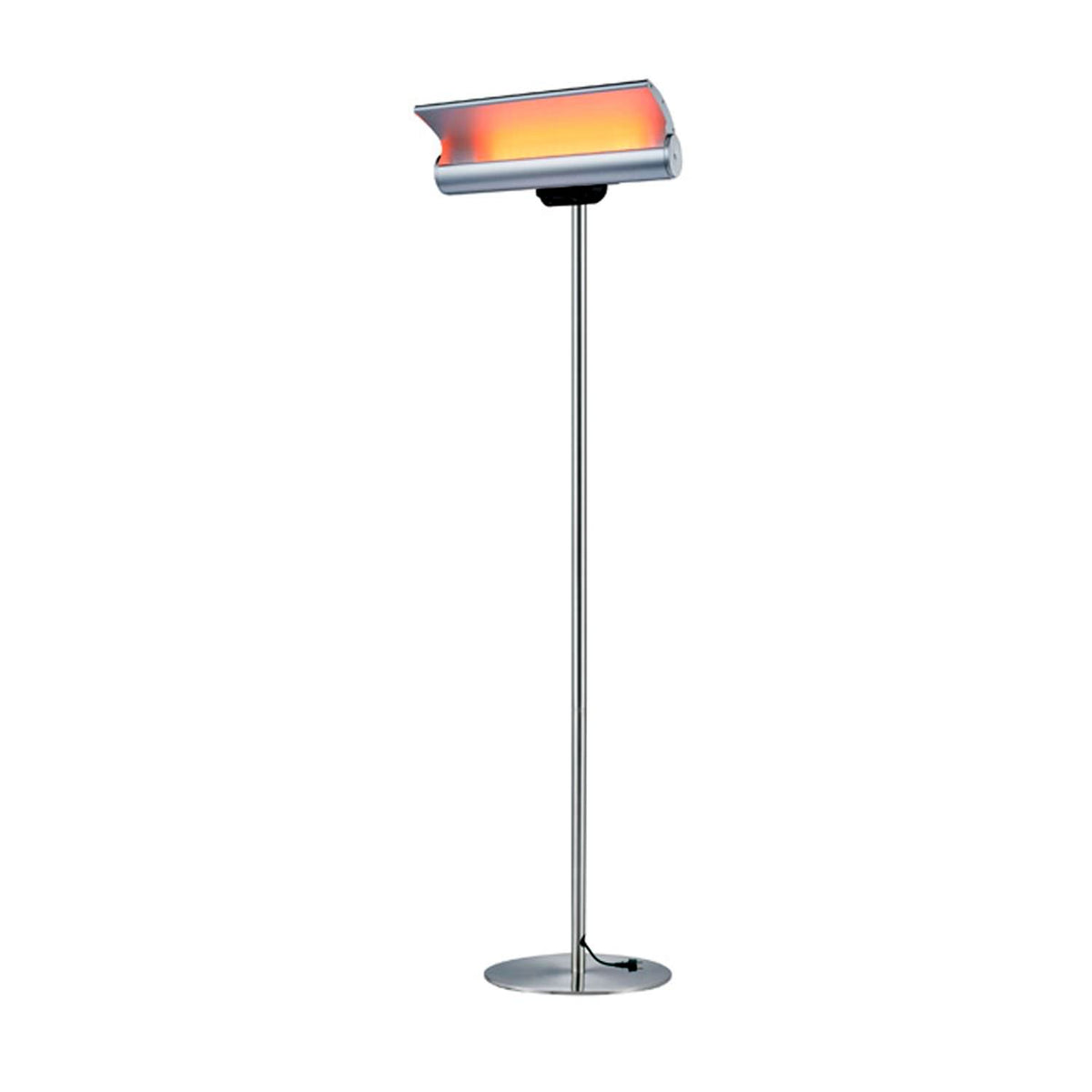 Riscaldatore Infrarossi Curvo 2000w Su Piantana Con Telecoma