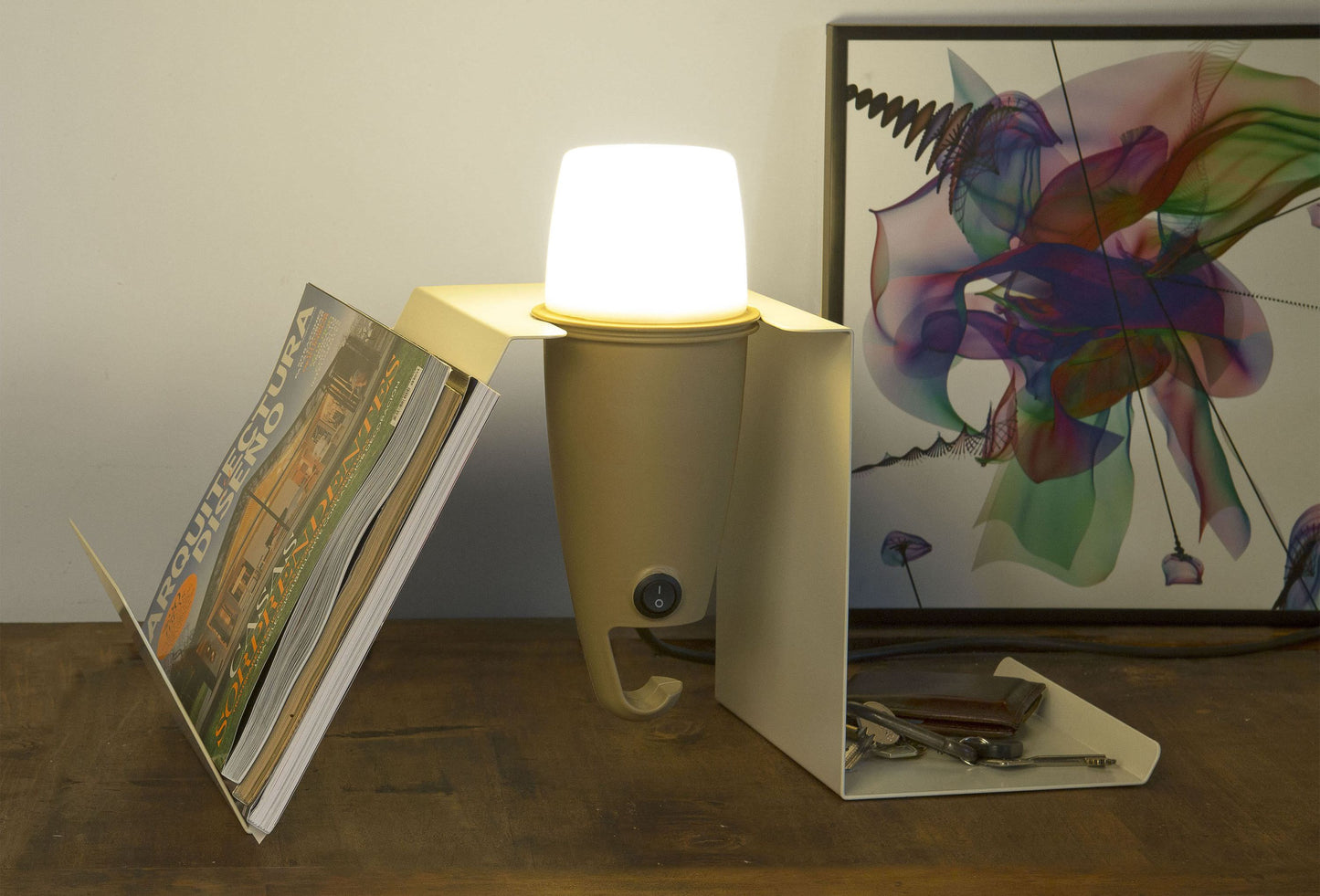 Portalampada In Metallo Colore Bianco Per Le Lampade Hook