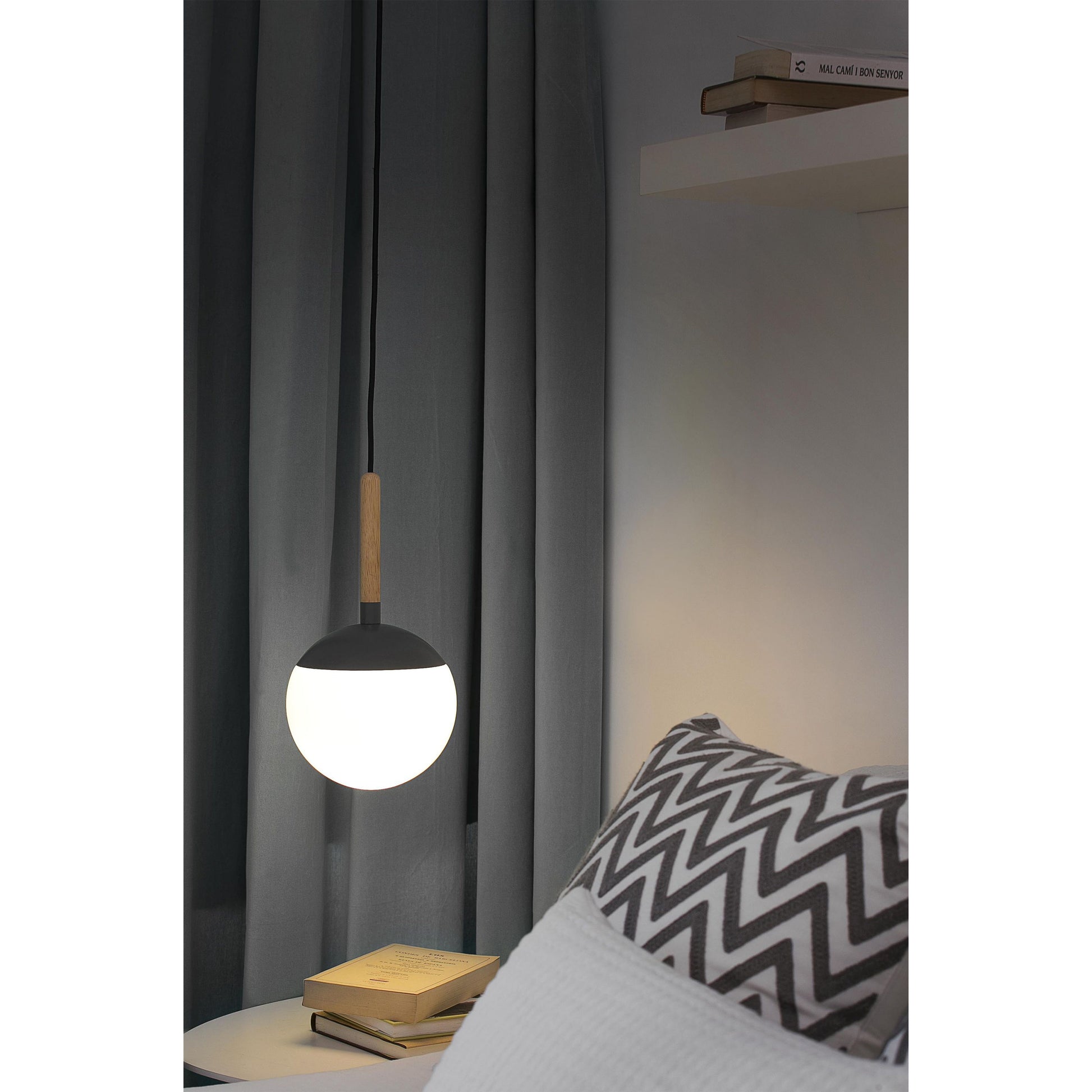 Faro Faro 28376 Lampada Led Per Soffitto Legno e Metallo