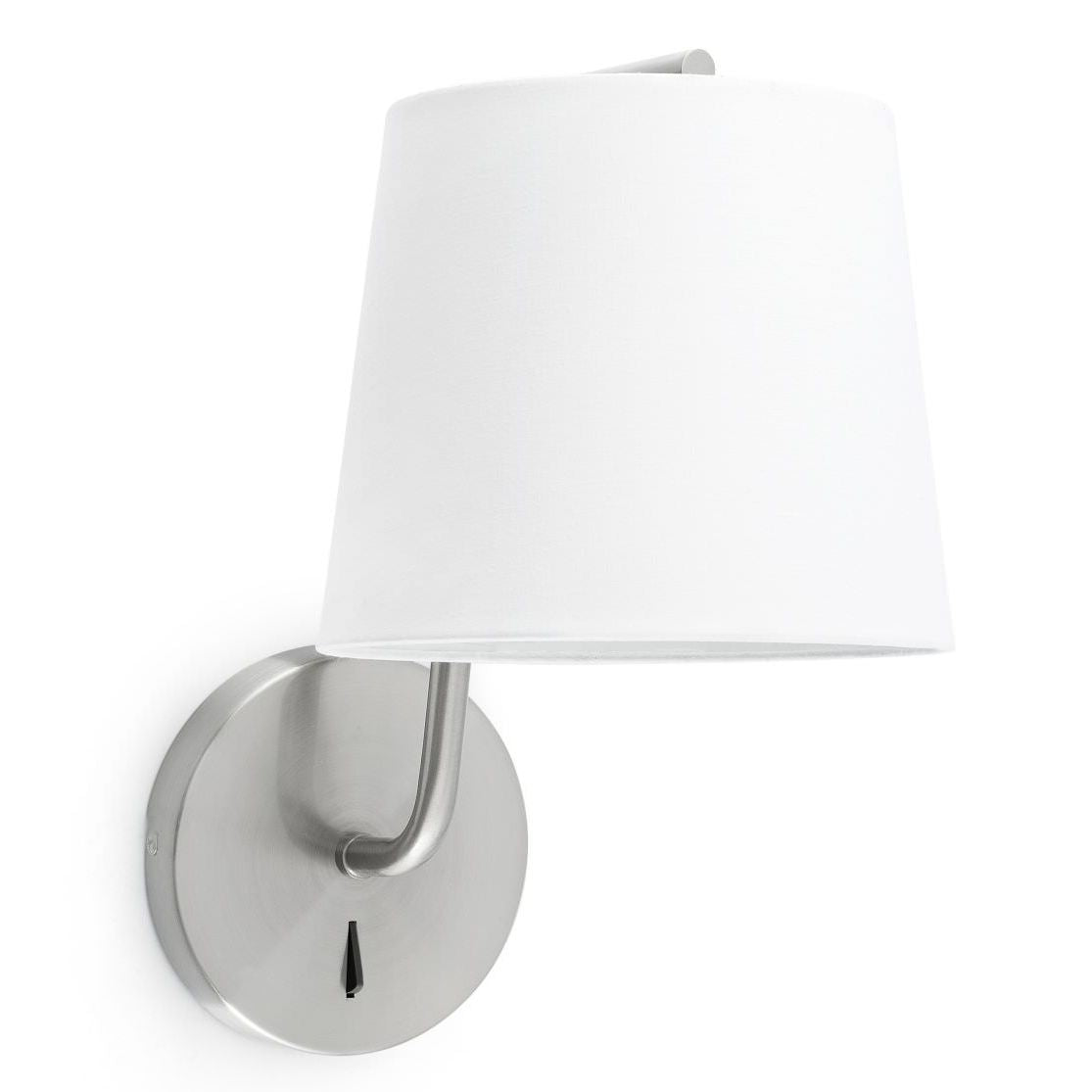 Faro Faro 29328 Lampada Da Parete Niquel Satinato Berni