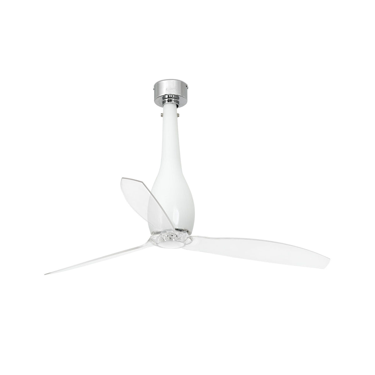 faro 32000 ventilatore da soffitto elegante in acciaio e vet
