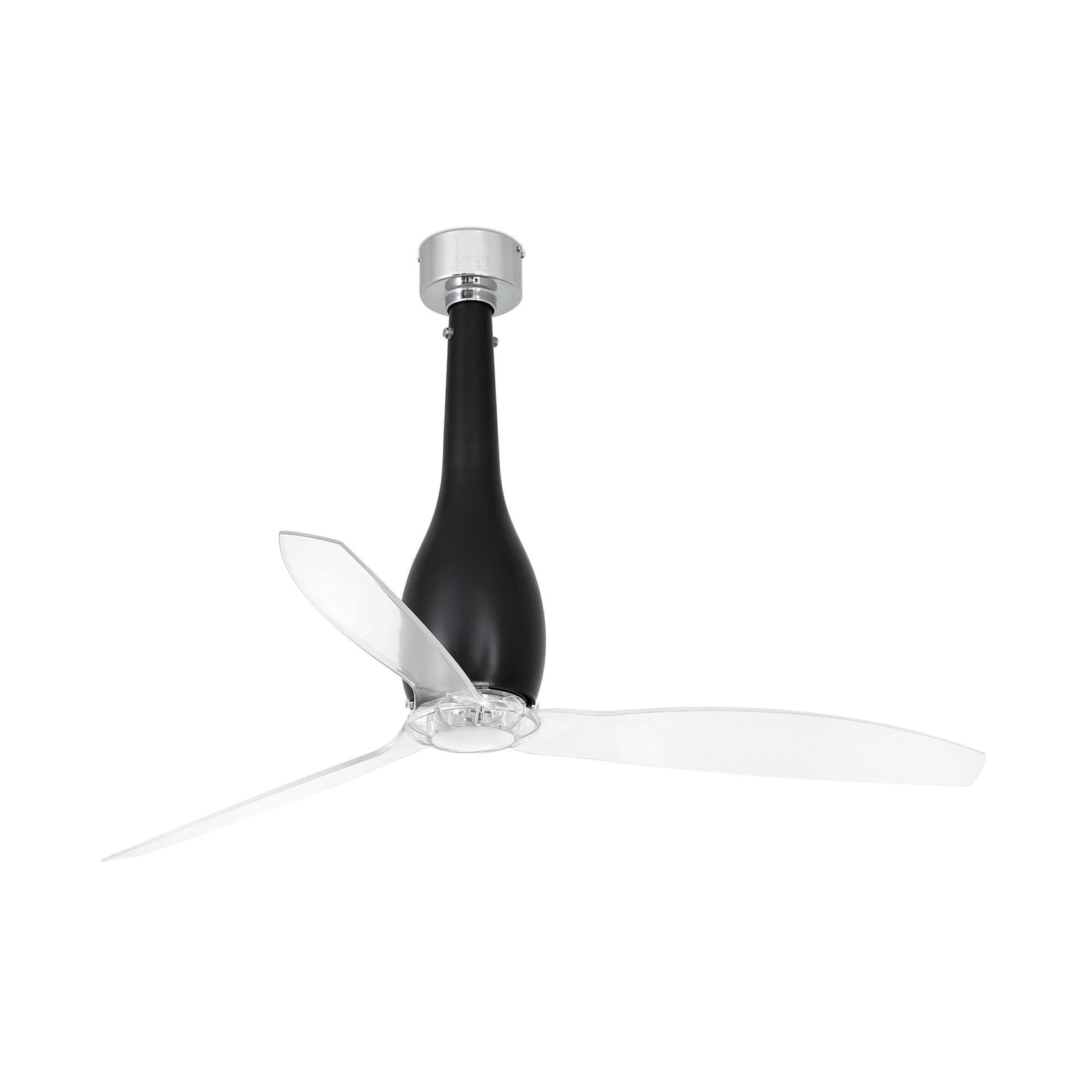 Ventilatore Nero Per Interno Da Soffitto Senza Luce