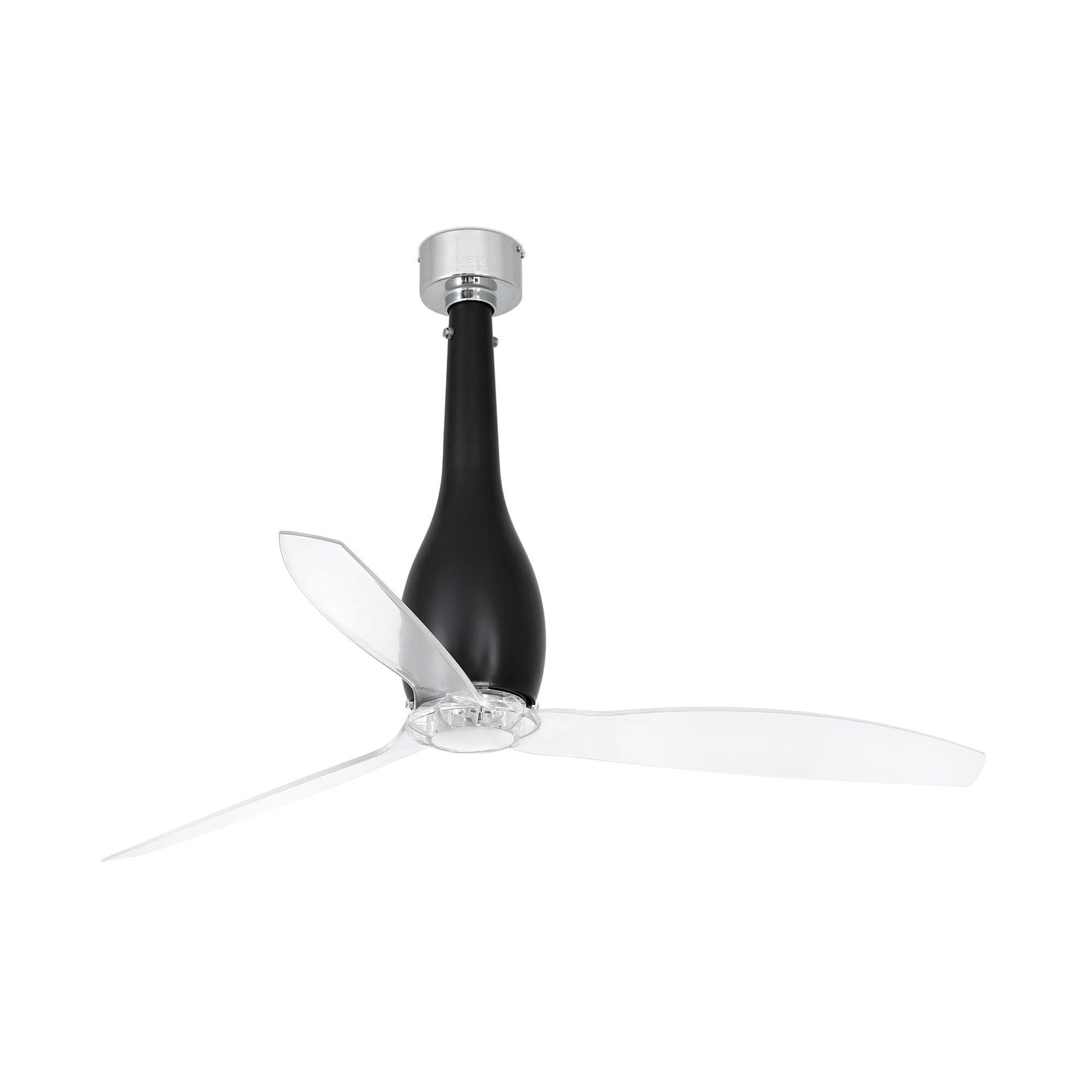 Ventilatore Nero Per Interno Da Soffitto Senza Luce