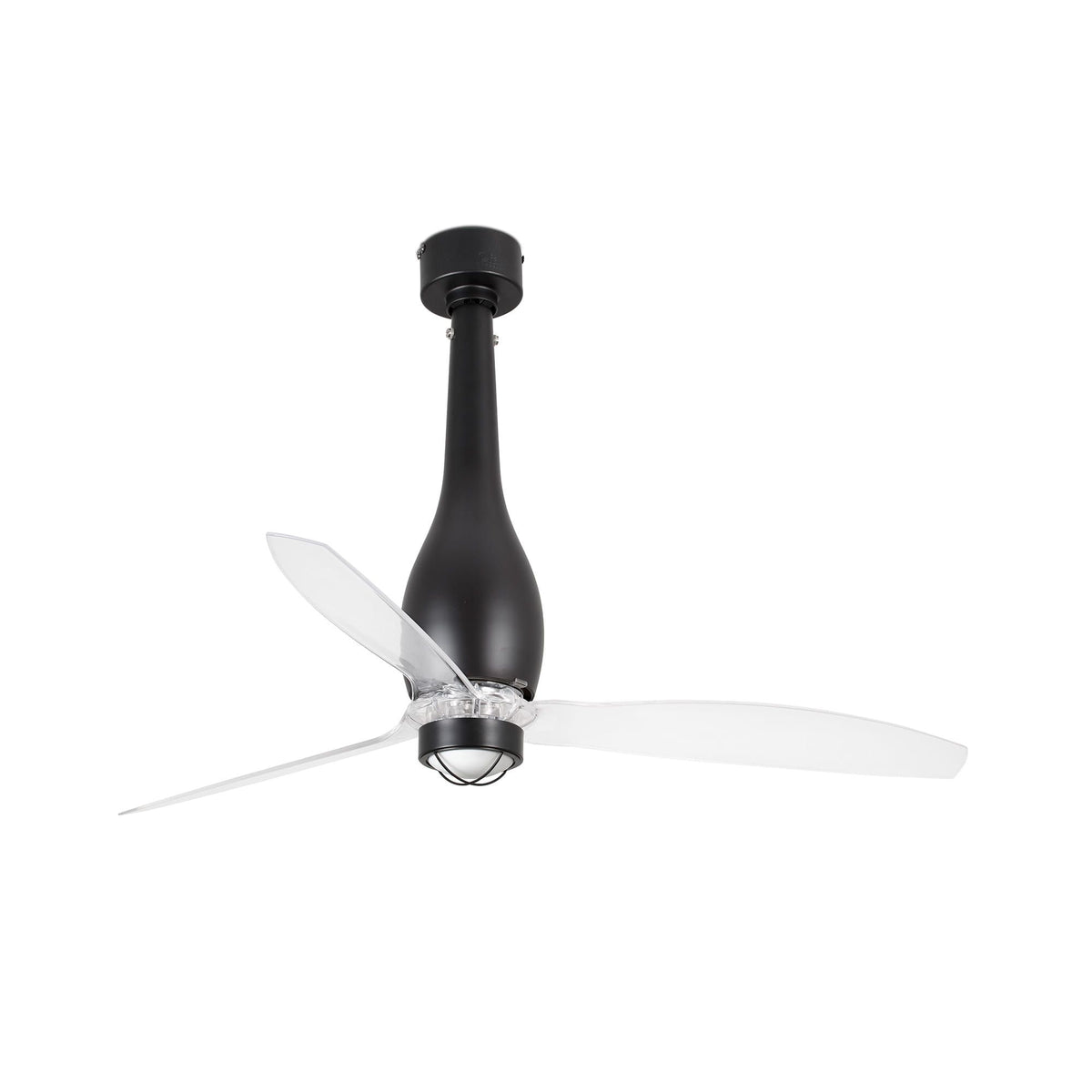 ventilatore Eterfan M LED nero trasparente inverso 3000K