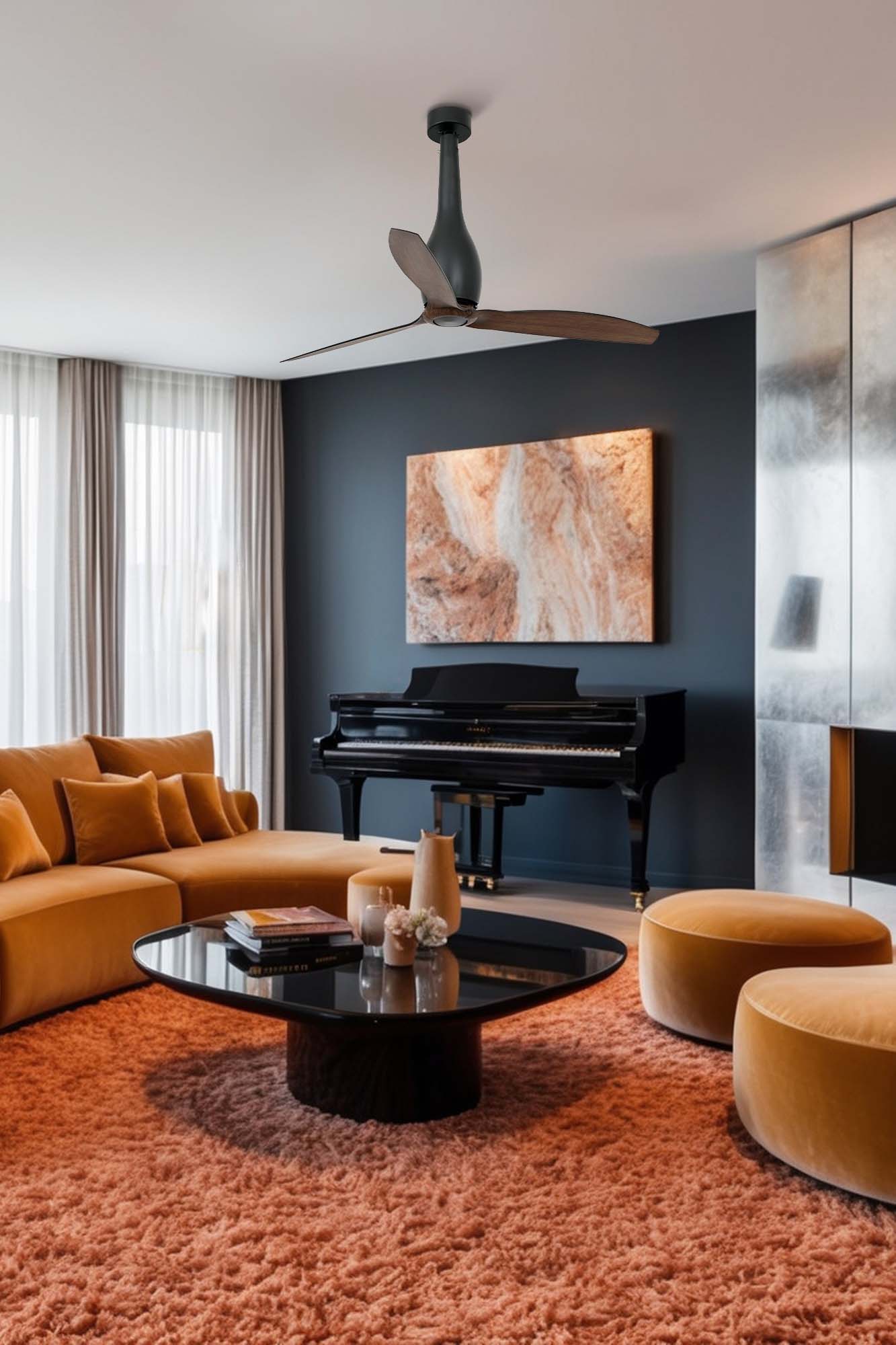 Ventilatore Da Soffitto Mpc Eterfan nero