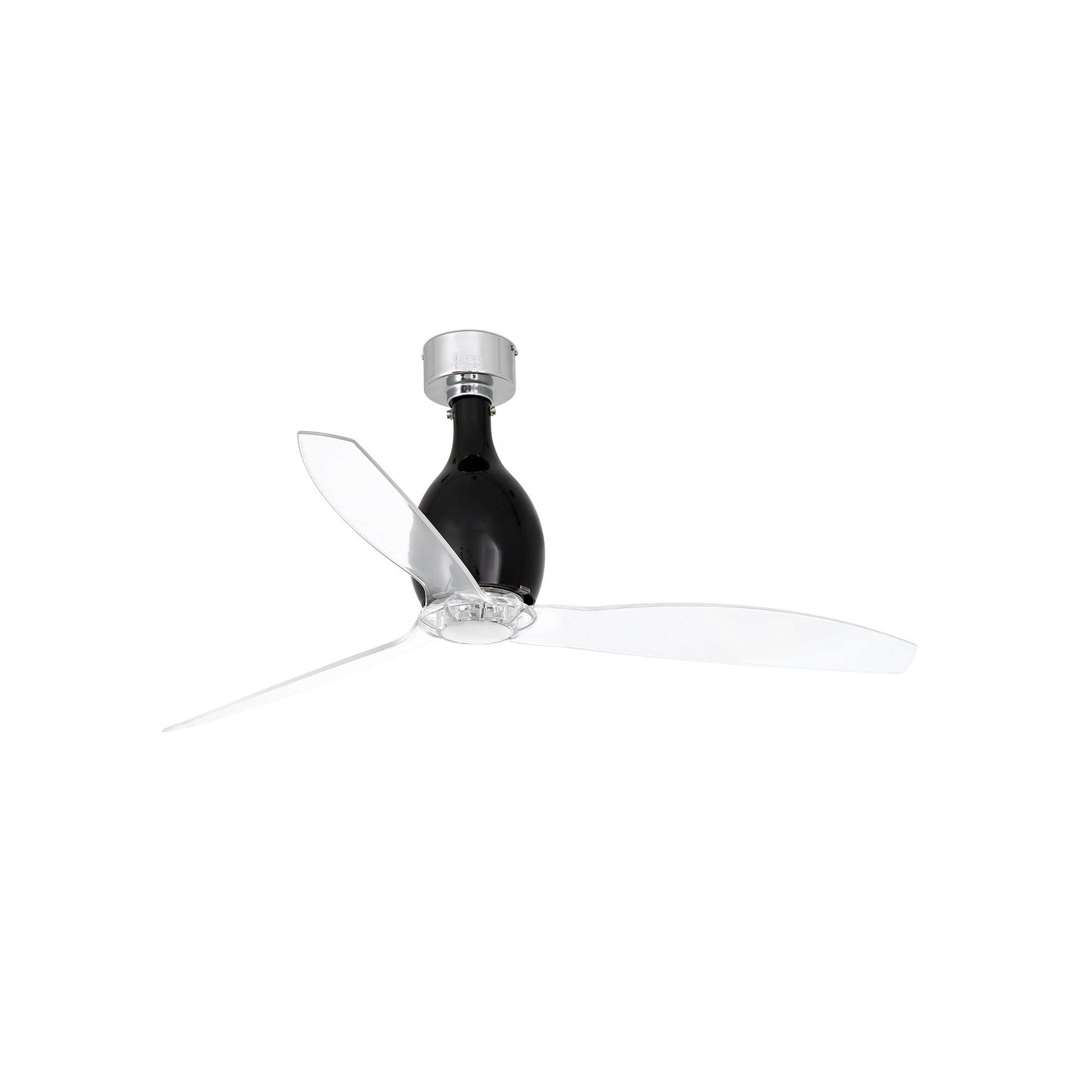 Ventilatore Nero Da Soffitto Con Telecomando