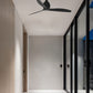 Ventilatore Per Soffitto Senza Luce Con Motore Dc Nero Opaco