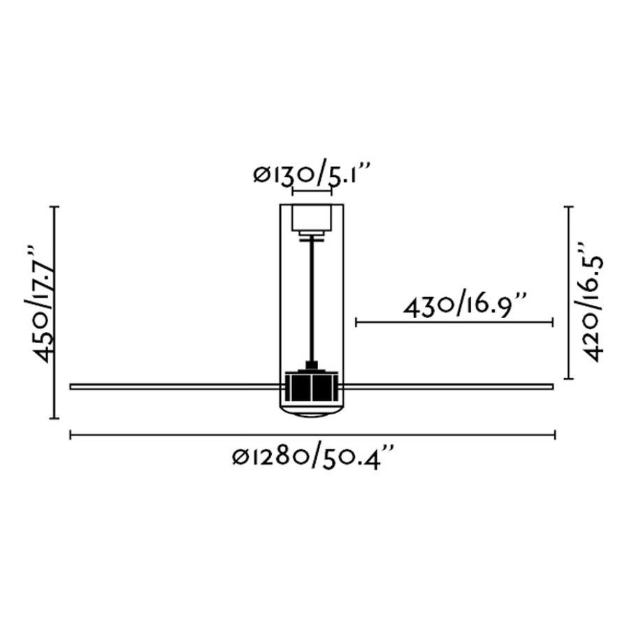 Ventilatore a Soffitto Senza Luce Nero Miglior Prezzo