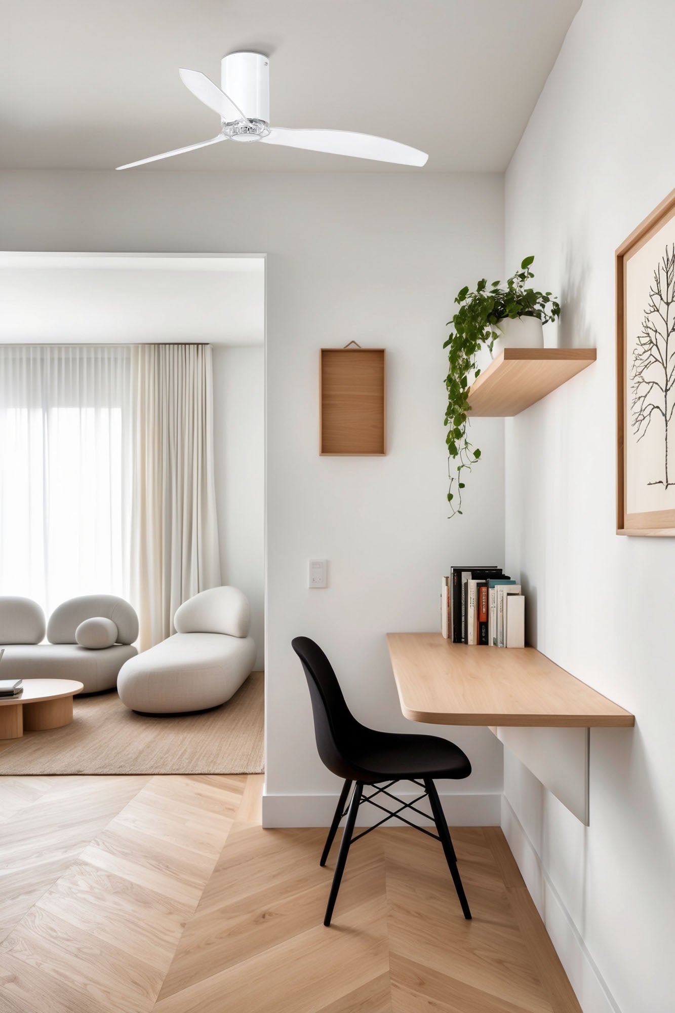 Ventilatore Per Soffitto Senza Luce Con Motore Dc Mini Tube