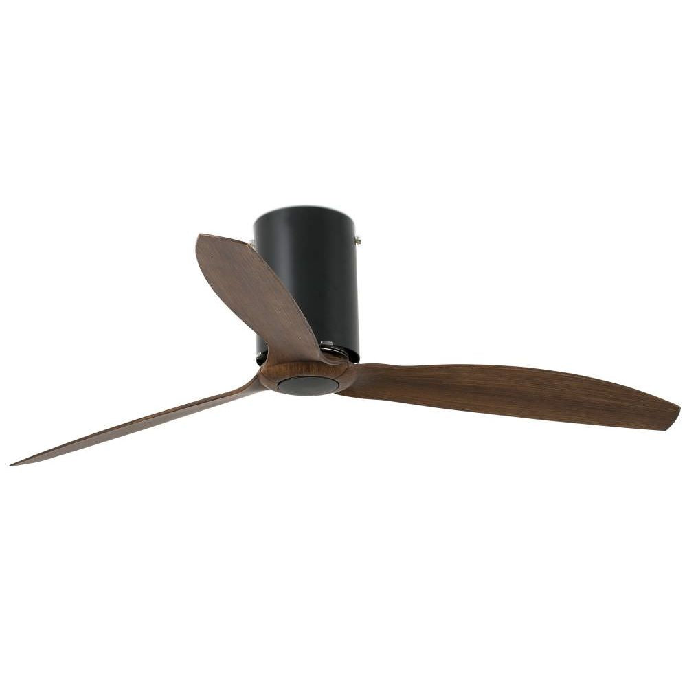 Ventilatore Nero Opaco Con Pale In Legno Mpcshop 32042