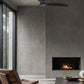 Ventilatore a 3 Pale Con Telecomando e Motore Dc Nero Opaco