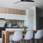 Ventilatore just fan m nero luce led soffitti inclinati