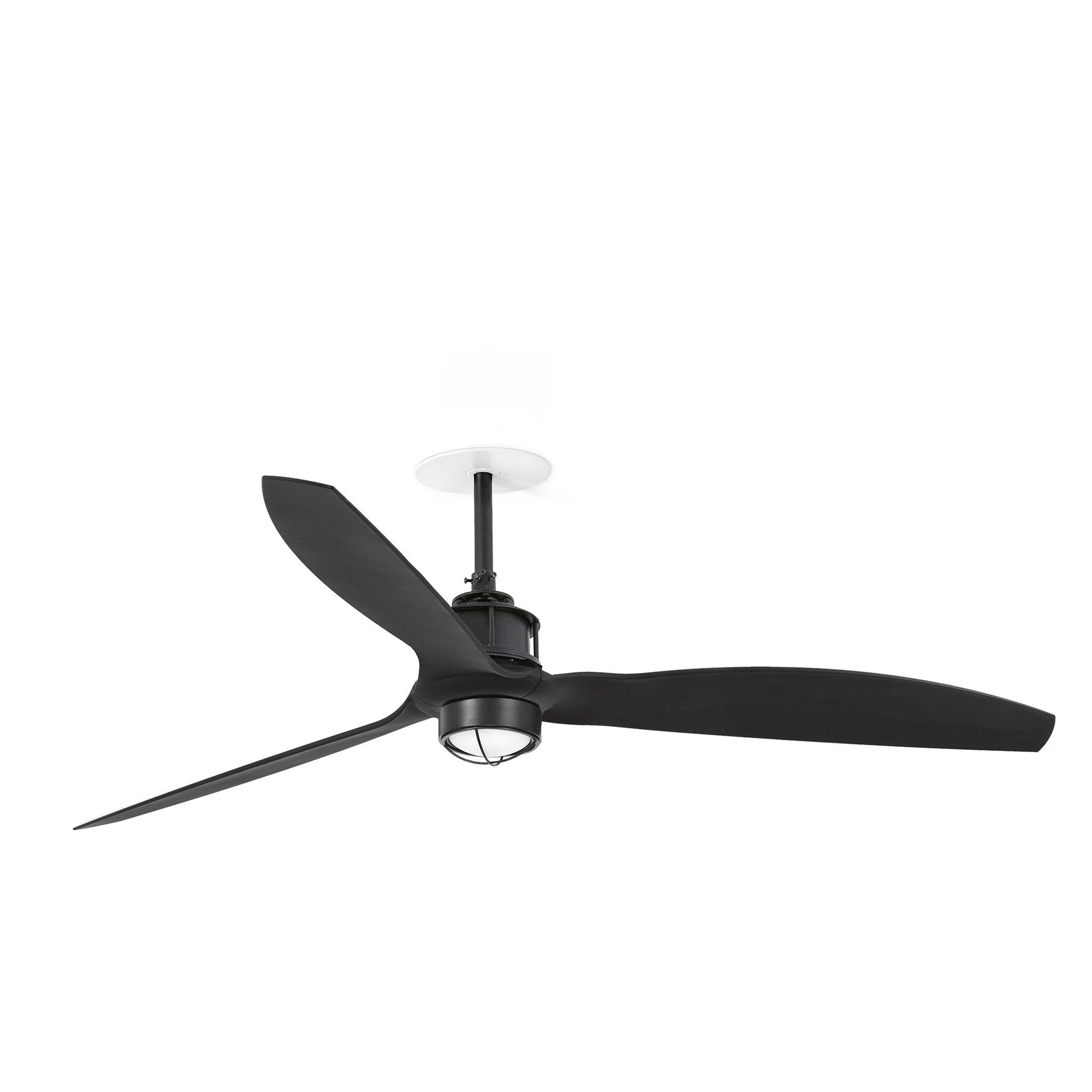 Ventilatore Just Fan Recessed M nero opaco 3000K Tuya
