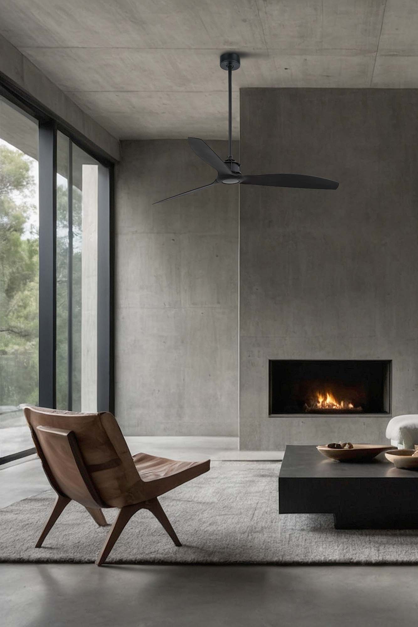 Ventilatore UL Just Fan nero con 3 pale nere