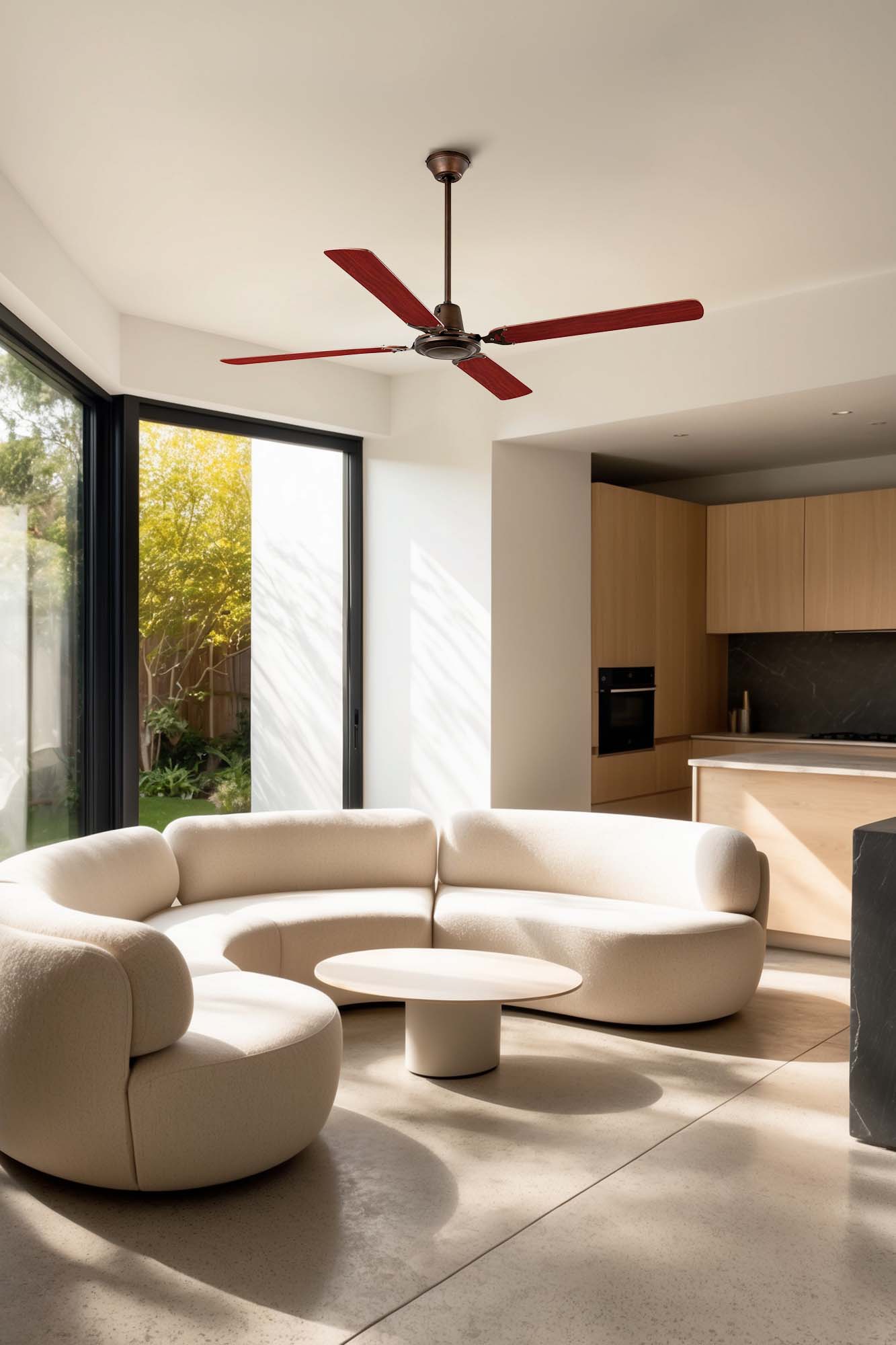 Ventilatore a Pale Con Comando a Muro Malvinas 33111 Mpc