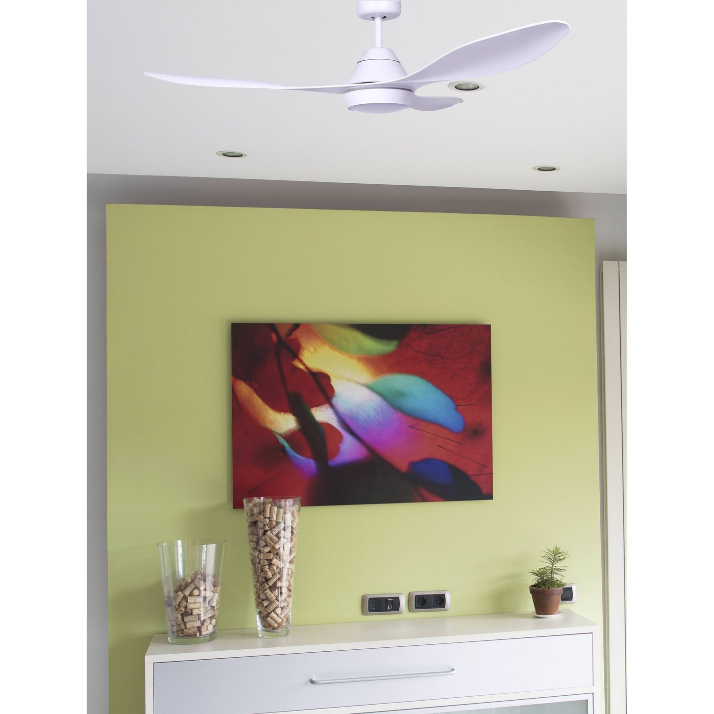 Ventilatore Per Soffitto Con Luce Led Polaris Led Mpcshop
