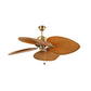 Ventilatore Cuba Ottone Senza Luce Faro33352b