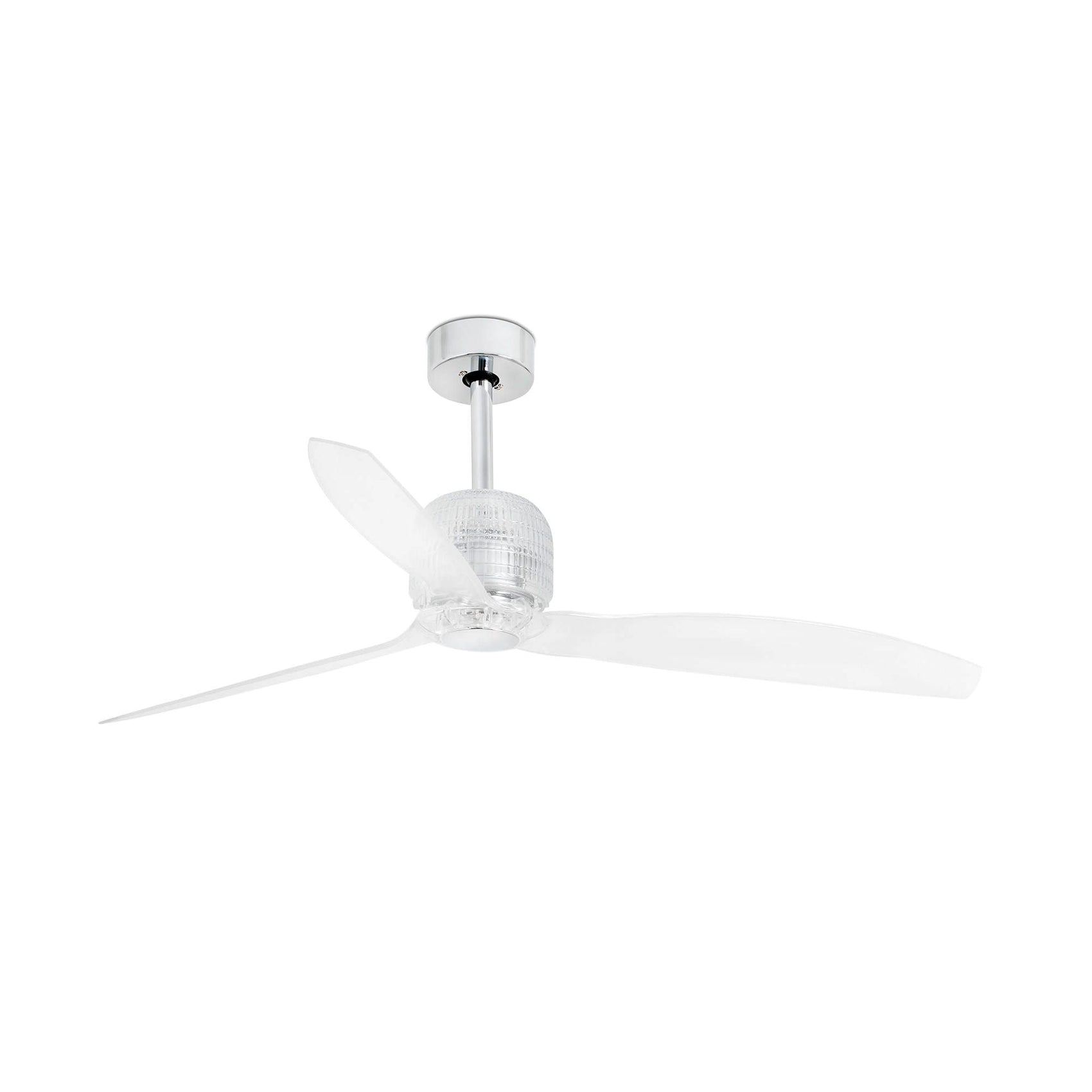 Ventilatore Senza Luce Deco Fan Cromo Faro33394d