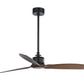 Ventilatore Da Soffitto Just Fan Senza Luce Nero e Legno