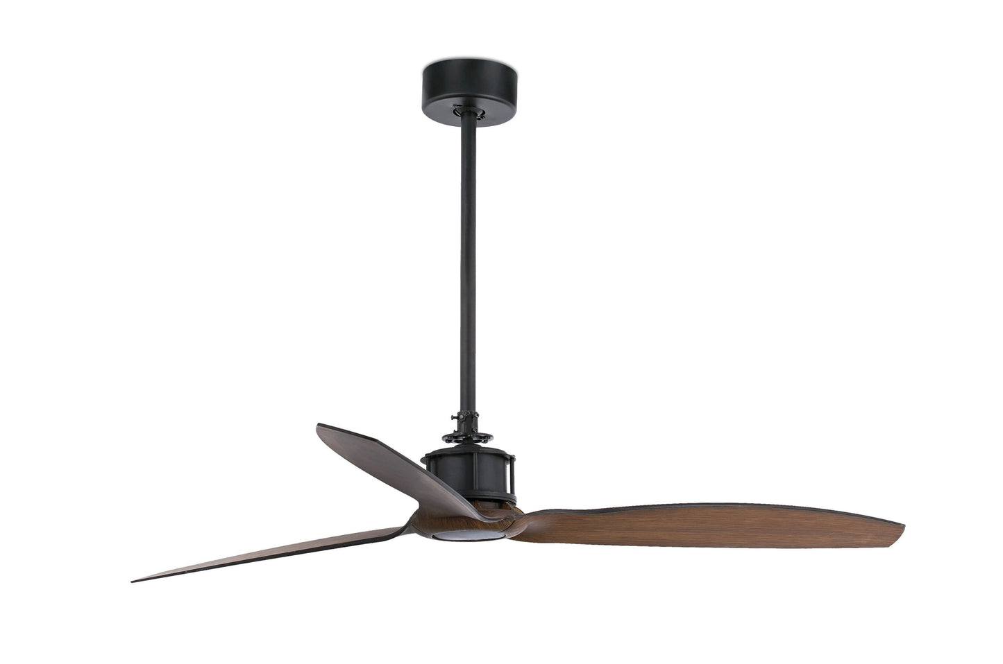 Ventilatore Da Soffitto Just Fan Senza Luce Nero e Legno