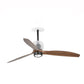 Ventilatore Deco Fan Recessed M nero noce 3000K