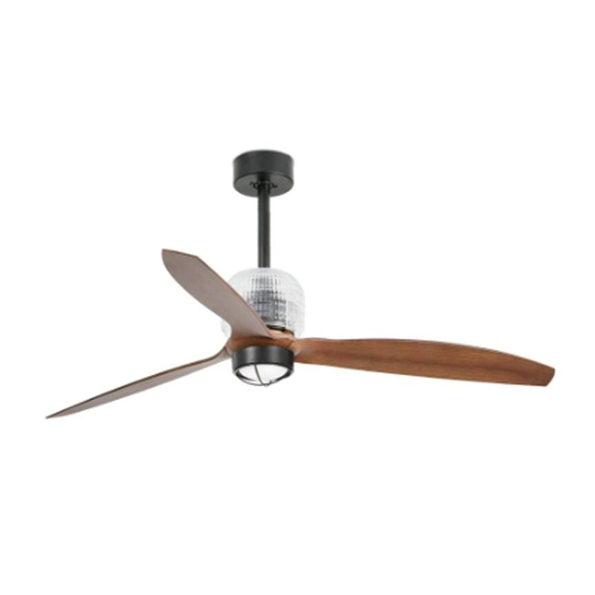 Ventilatore Deco Fan M nero noce Wall Control nero 3000K