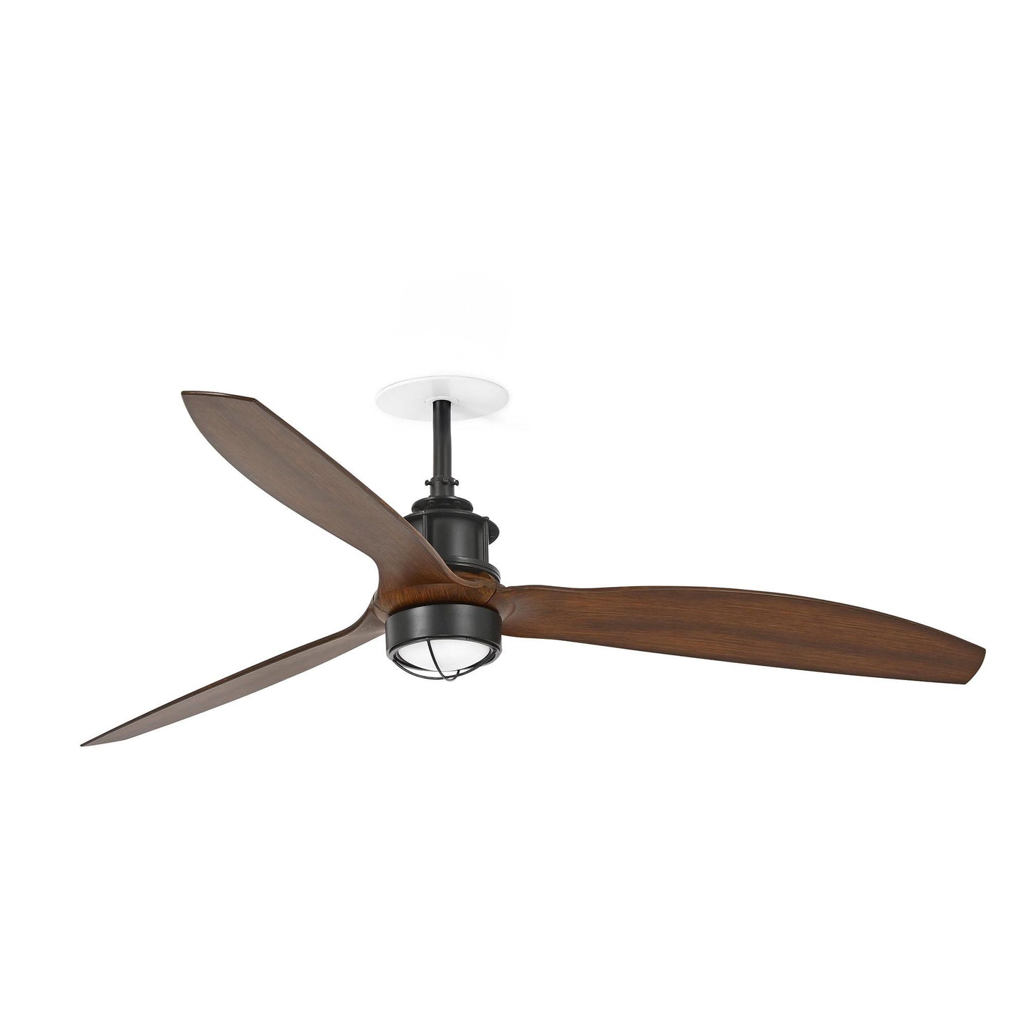 Ventilatore Just Fan Recessed M nero noce 3000K