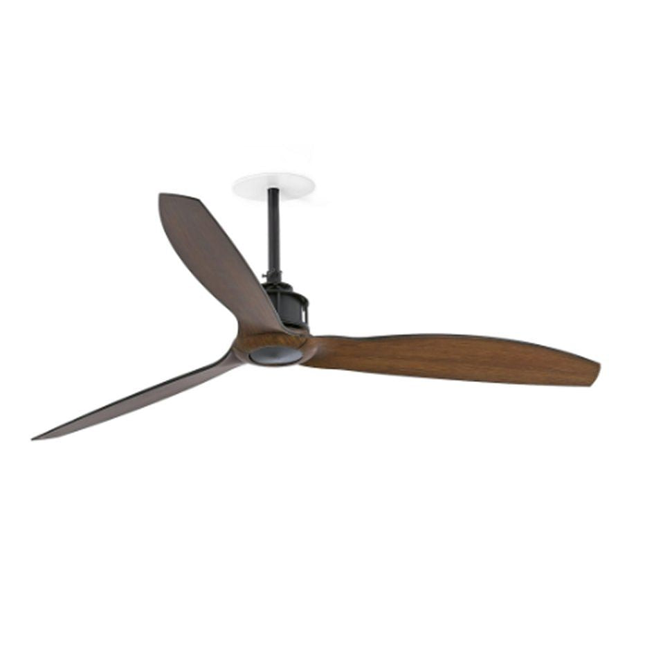 Ventilatore Just Fan Recessed M nero noce Wall control nero