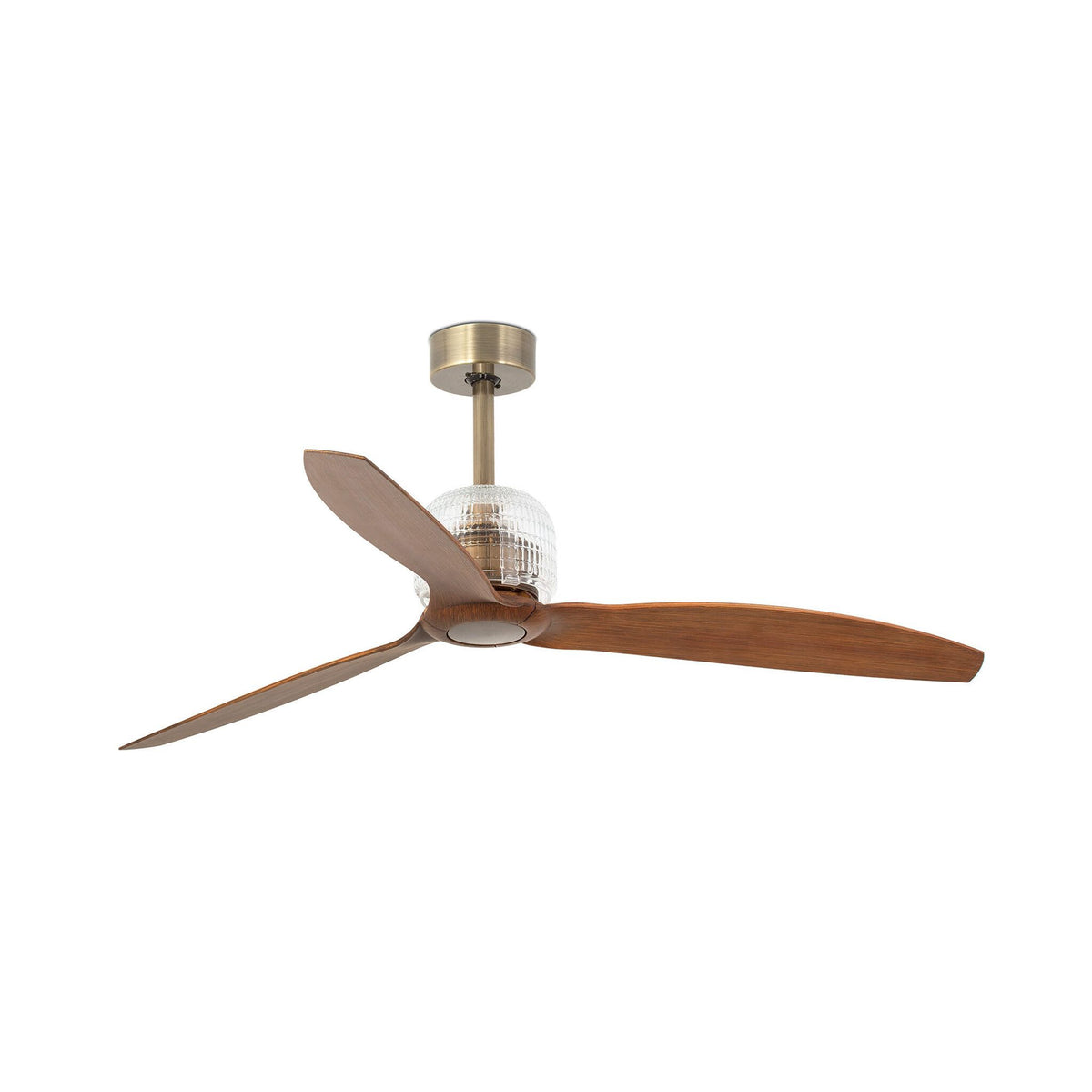 Ventilatore Deco Fan M oro vecchio noce 0 10V