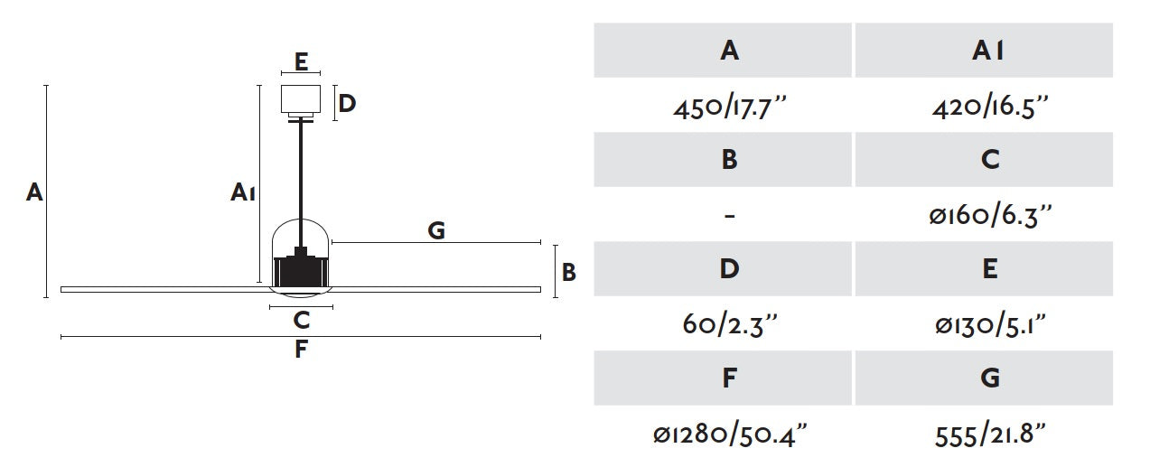 Ventilatore Deco Fan Rame Senza Luce Faro33399d