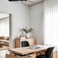 Ventilador Just Fan S negro mate 3000K