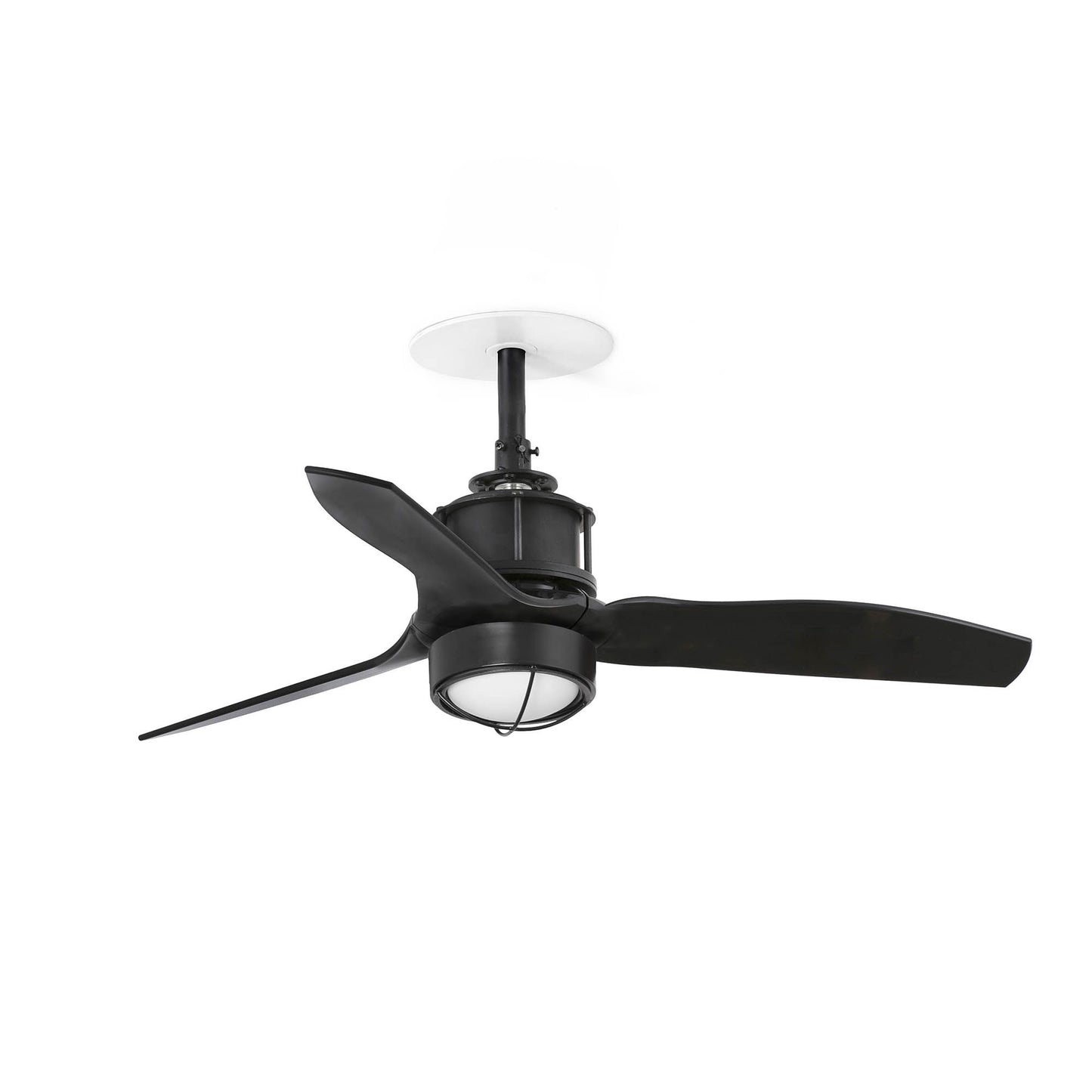 Ventilatore Just Fan S Recessed nero opaco 3000K