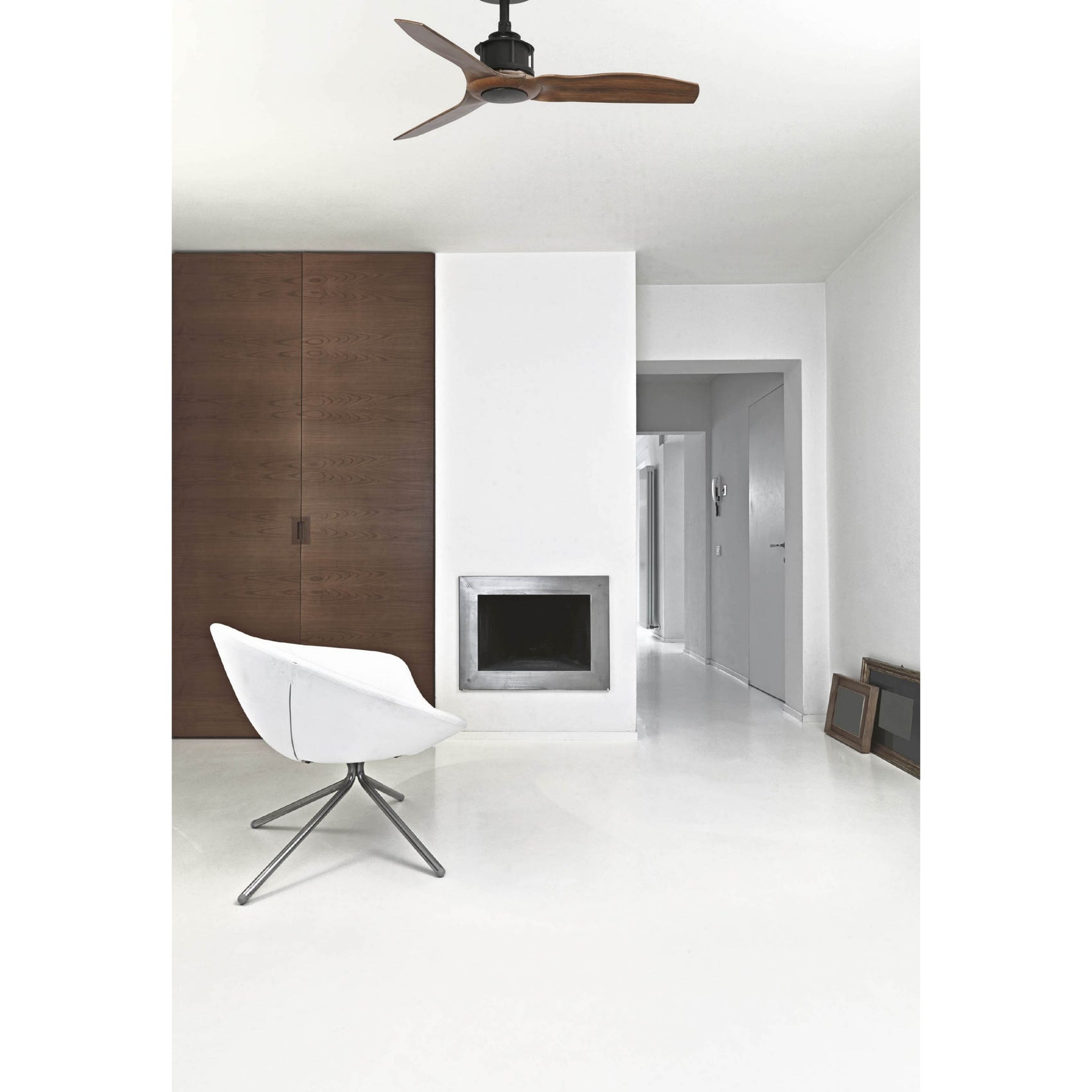 Ventilatore Con Telecomando Just Fan Colore Nero e Legno