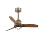 Ventilatore Just Fan S oro vecchio noce 3000K