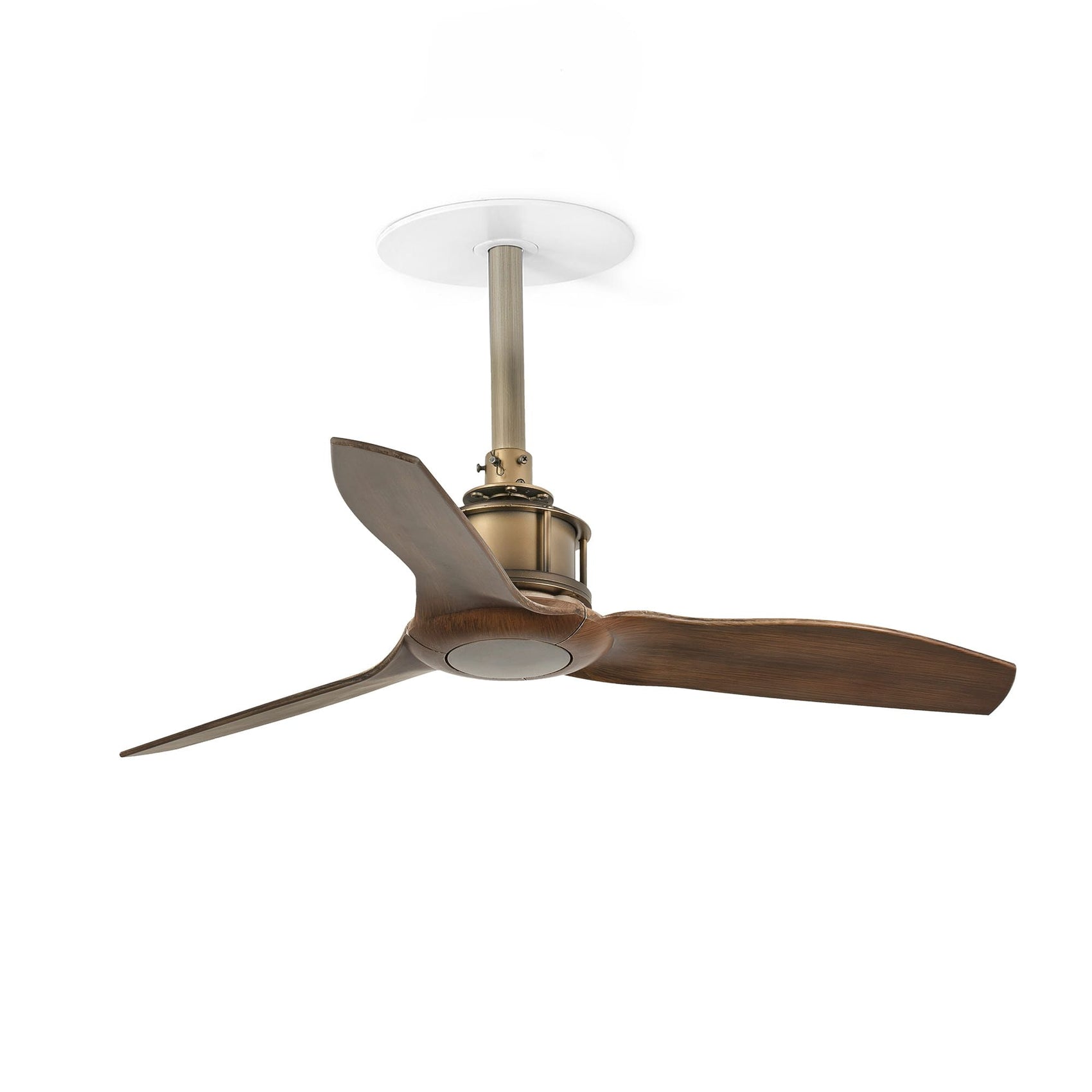 Ventilatore Just Fan S Recessed oro vecchio noce