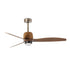 Ventoinha Weaver M LED ouro antigo nogueira 3000K