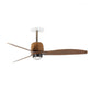 Ventilatore Weaver Reessed M oro antico noce 3000K