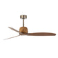 Ventilatore Weaver M oro antico noce TUYA