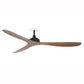 Ventilatore Gotland Recedssed M nero noce senza luce