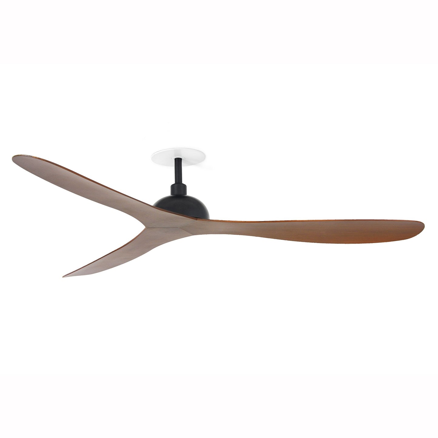 Ventilatore Gotland Recedssed M nero noce senza luce