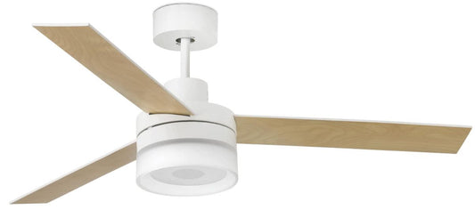 Ventilatore Ice L Led Speaker bianco acero con altoparlante