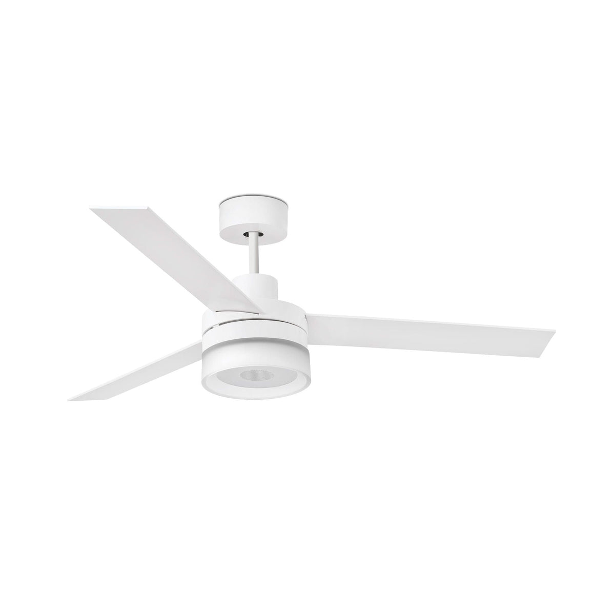 Ventilatore Ice L Led Speaker bianco acero con altoparlante