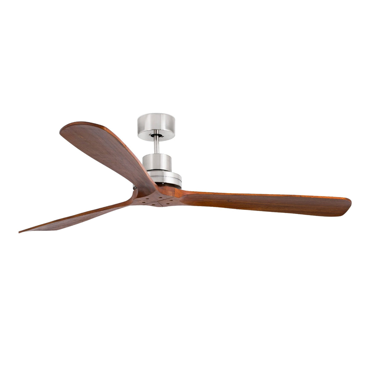 Ventilatore LANTAU XL nichel opaco noce
